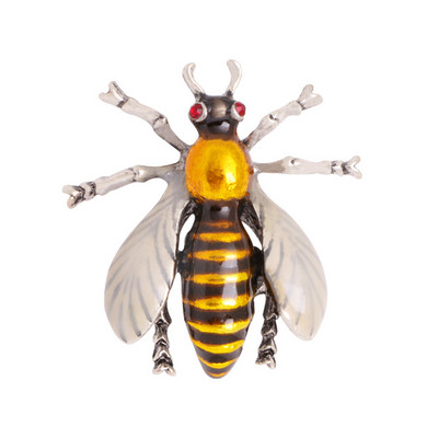 2011. Novi broš kukac pčela Emajl Pin Pearl Rhinestone Crystal Corsage Cardigan Kaput Ovratnik Broševi za žene Muški nakit