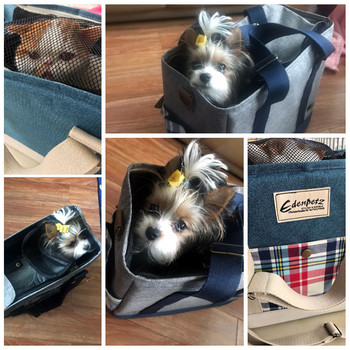 EDENPETZ Μεταφορά κατοικίδιων ζώων Comfort αναπνεύσιμη τσάντα αδιάβροχη επένδυση τσάντα ώμου ταξιδιού για γάτες σκύλους
