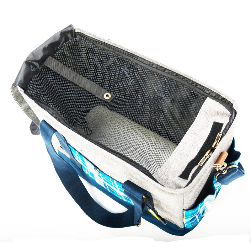 EDENPETZ Pet Carrier Udobna prozračna ručna torba Vodootporna podstava Putna torba na rame za mačke pse