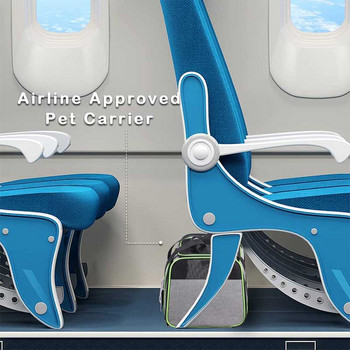 Εγκεκριμένες εταιρείες μεταφοράς σκύλων από την Cenkinfo Airline Πτυσσόμενες τσάντες για σκύλους Πτυσσόμενες τσάντες γάτας που αερίζονται Επεκτάσιμες μεταφορείς για κατοικίδια