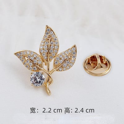 Korean Fashion Cross Star Piespraude Cirkons Kristāls Atloks Piespraudes Uzvalki Krekls Korsāža Žetons Piespraudes Greznas rotaslietas Aksesuāri