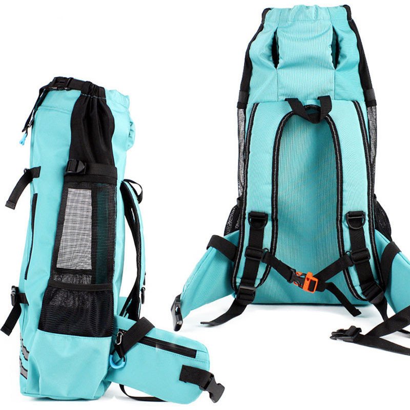 Mugursoma āra mājdzīvnieku suņu nēsāšanai maziem un vidējiem kucēniem pārgājieniem Elpojošs atstarojošs buldogu suņu ceļojumu somas aksesuāri