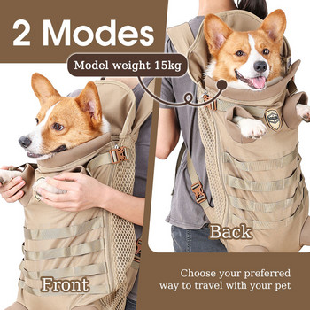 Μπροστινό σακίδιο πλάτης Dog Designer Pet Carrier Bag Shoulder Bag Portable Carrying Puppy Luxury for Pet Outdoor Travel Bags Αξεσουάρ