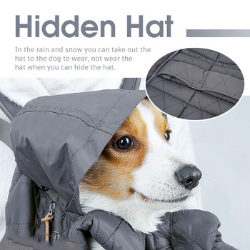 Σακίδιο πλάτης σχεδιαστής σκύλου Χειμερινή ζεστή τσάντα μεταφοράς για κατοικίδια Άνεση ταξιδιού Ρυθμιζόμενη για μικρά μεσαία κατοικίδια Αξεσουάρ εξωτερικού χώρου