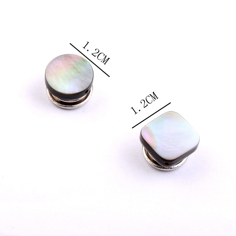 Visokokvalitetni metalni magnetski broševi od prirodne školjke za žene Šal Igle za ovratnik košulje Bedž Modni nakit Odjevni dodaci