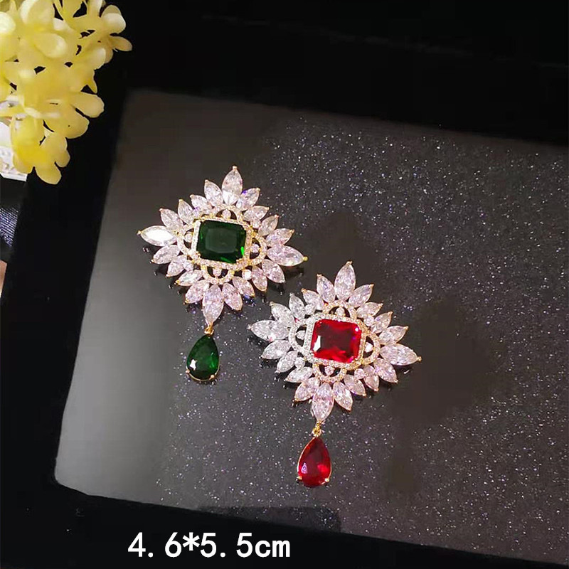 Retro Rhinestone Pušķu Ķēde Piespraudes Britu Stila Pērļu Kristāla Apkakles Piespraudes Greznas Rotaslietas Ballīte Ikdienišķas Piespraudes Aksesuāri