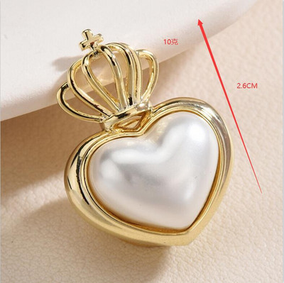 Novi broševi s magnetima s krunom od biserne zvijezde i dijamantima Kristalna sova Životinja Ležerni broš Modni nakit Pokloni za žene Muškarci Dodaci