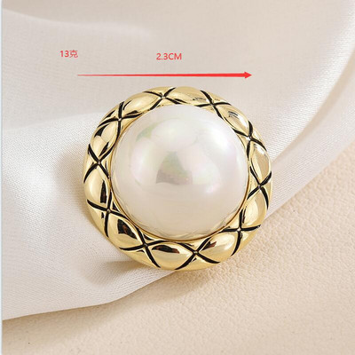 Novi broševi s magnetima s krunom od biserne zvijezde i dijamantima Kristalna sova Životinja Ležerni broš Modni nakit Pokloni za žene Muškarci Dodaci