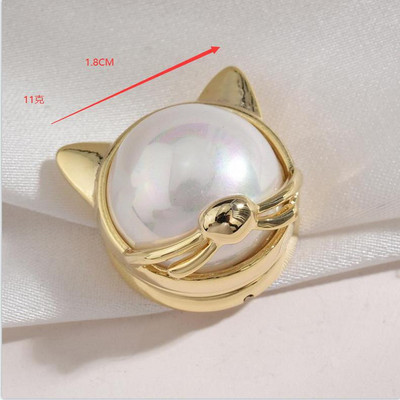 Novi broševi s magnetima s krunom od biserne zvijezde i dijamantima Kristalna sova Životinja Ležerni broš Modni nakit Pokloni za žene Muškarci Dodaci