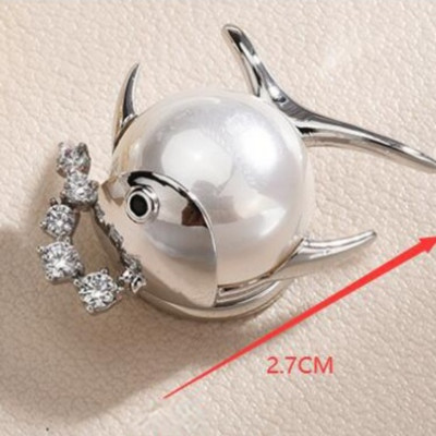 Novi broševi s magnetima s krunom od biserne zvijezde i dijamantima Kristalna sova Životinja Ležerni broš Modni nakit Pokloni za žene Muškarci Dodaci