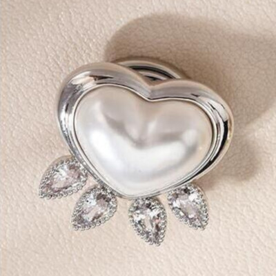 Novi broševi s magnetima s krunom od biserne zvijezde i dijamantima Kristalna sova Životinja Ležerni broš Modni nakit Pokloni za žene Muškarci Dodaci