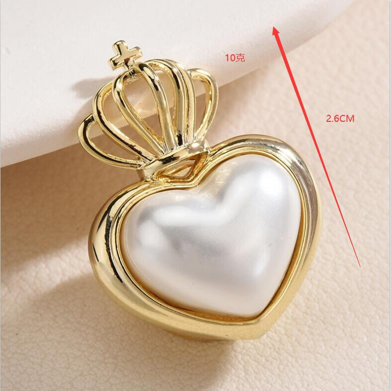 Novi broševi s magnetima s krunom od biserne zvijezde i dijamantima Kristalna sova Životinja Ležerni broš Modni nakit Pokloni za žene Muškarci Dodaci