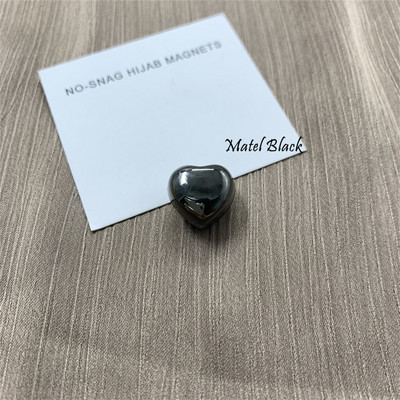 1kom novih metalnih jakih magnetnih broševa za žene u obliku srca, šal, kopča, magnetska kopča za hidžab, luksuzni dodaci