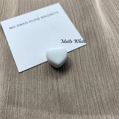 1kom novih metalnih jakih magnetnih broševa za žene u obliku srca, šal, kopča, magnetska kopča za hidžab, luksuzni dodaci