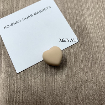 1kom novih metalnih jakih magnetnih broševa za žene u obliku srca, šal, kopča, magnetska kopča za hidžab, luksuzni dodaci