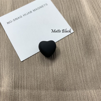 1kom novih metalnih jakih magnetnih broševa za žene u obliku srca, šal, kopča, magnetska kopča za hidžab, luksuzni dodaci
