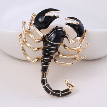 New Fashion Animal Scorpion Enamel Pin Μεταλλικές καρφίτσες από έντομο πέτο και καρφίτσα κοστούμι κασκόλ με πόρπη Badge Πολυτελή αξεσουάρ κοσμημάτων