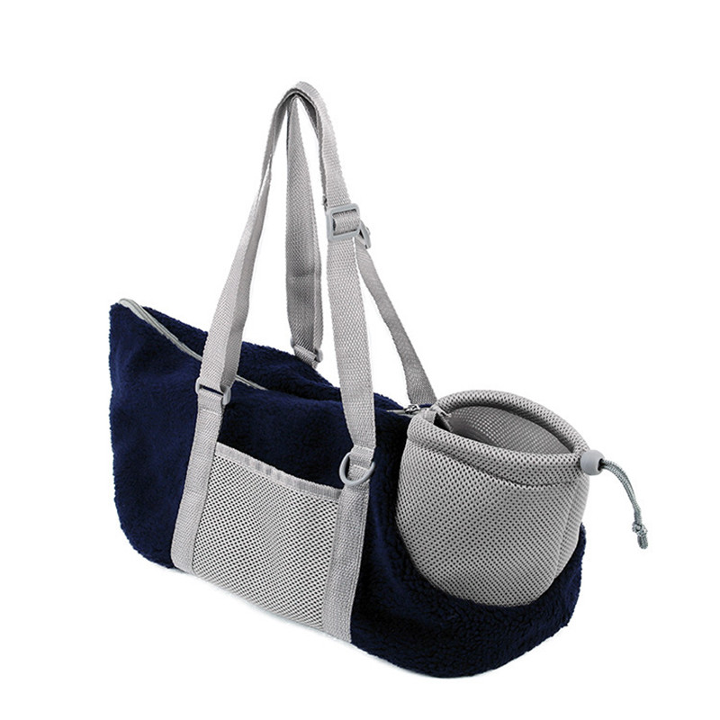 Prijenosna torba za pse Torbe za mačke na jedno rame Jesen Zima Prozračna mrežasta površina Torbe za štene Torbe za mačiće Putne torbe za kućne ljubimce