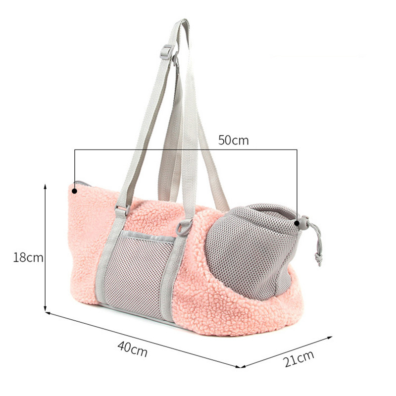 Prijenosna torba za pse Torbe za mačke na jedno rame Jesen Zima Prozračna mrežasta površina Torbe za štene Torbe za mačiće Putne torbe za kućne ljubimce