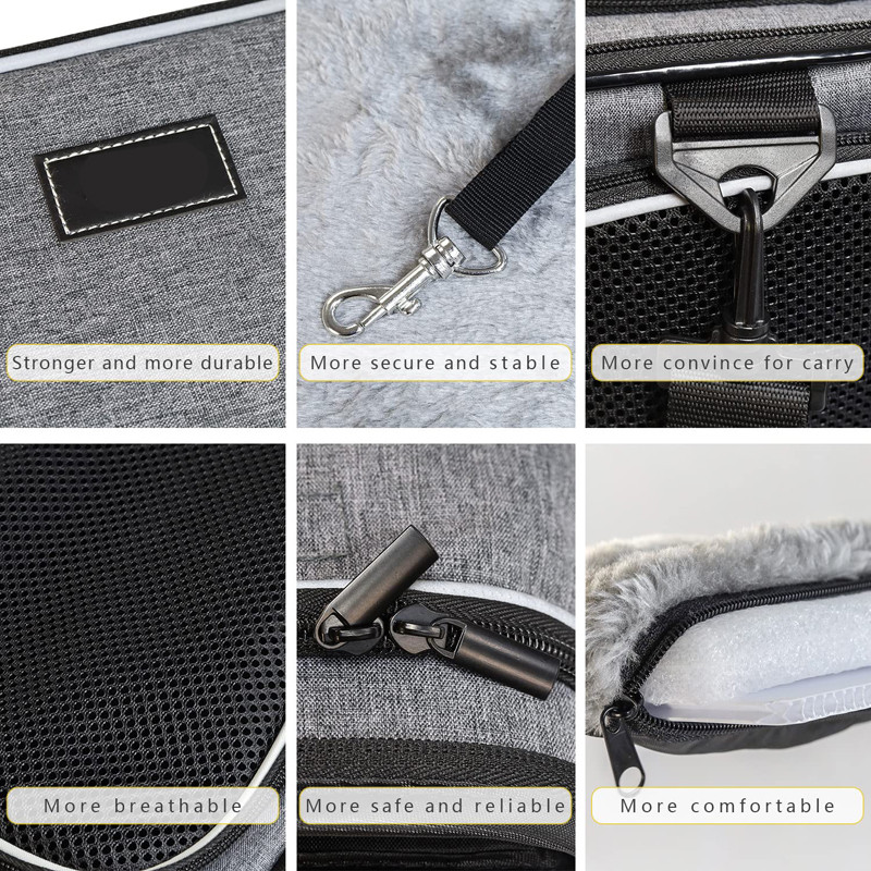 Benepaw izturīgs mazs suņu pārvadātājs ar 2 sāniem paplašināms elpojošs kucēnu kaķu mājdzīvnieku soma polsterēta plecu siksna ceļojumu āra transports