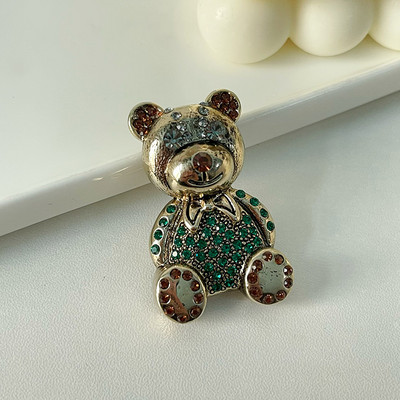 Korejski vještački dijamant, kristalni medvjed, broš, karikatura, životinjski koržaž, igle za revere, pulover, odijelo, ovratnik, značke, broševi, nakit