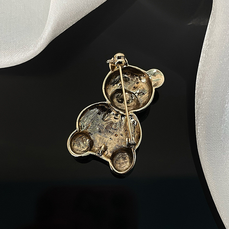 Korejski vještački dijamant, kristalni medvjed, broš, karikatura, životinjski koržaž, igle za revere, pulover, odijelo, ovratnik, značke, broševi, nakit