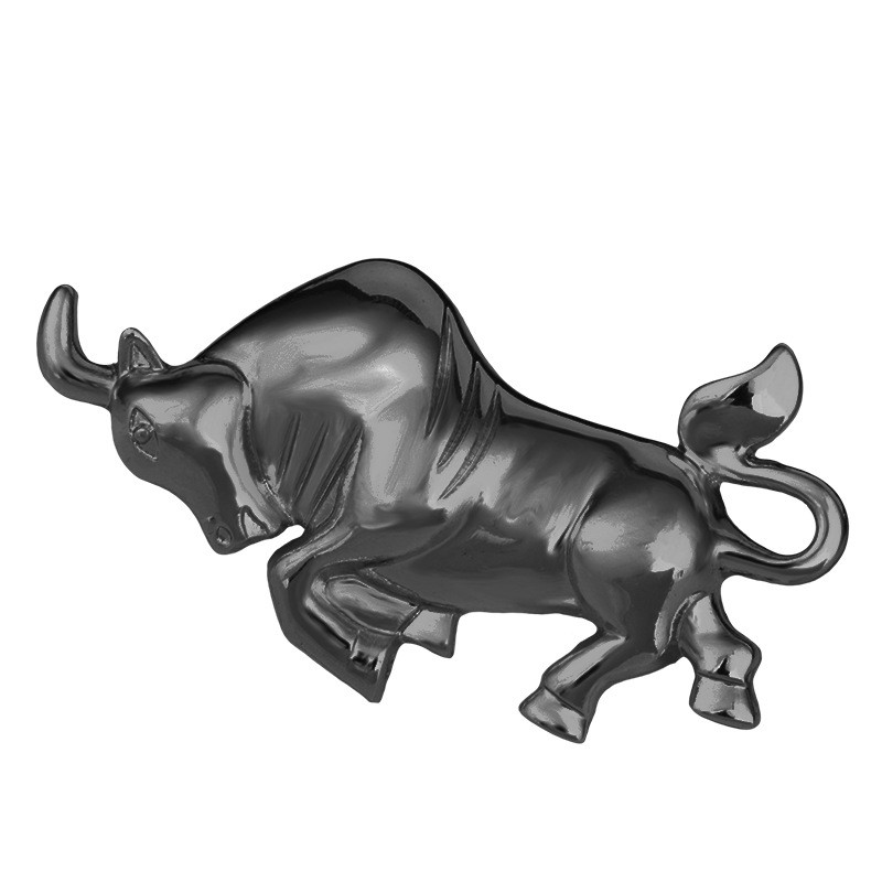 Novi metalni broševi s kravljim životinjama Igle za muško odijelo Košulja s koržama Značka Vintage Luksuzni nakit Igle za revere Odjevni dodaci