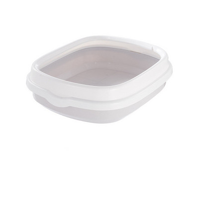 Lolojumdzīvnieku tualetes gultas trauks pret šļakatām kaķiem pakaišu kaste kaķu suņu paplāte ar liekšķeri Kitten Dog Clean tualete Mājas plastmasas smilšu kastes piederumi