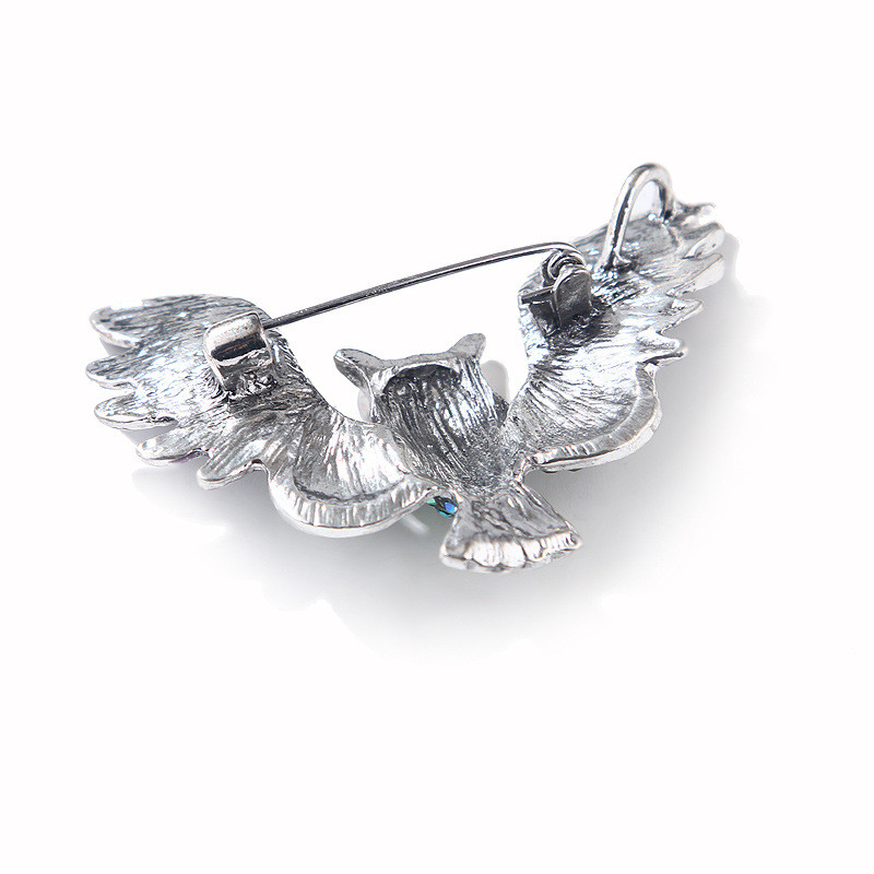 Novi vintage životinjski sova broš igla za ovratnik kristalni kamenčići šišmiš emajl igle za revere modni broševi korzaž nakit dodaci