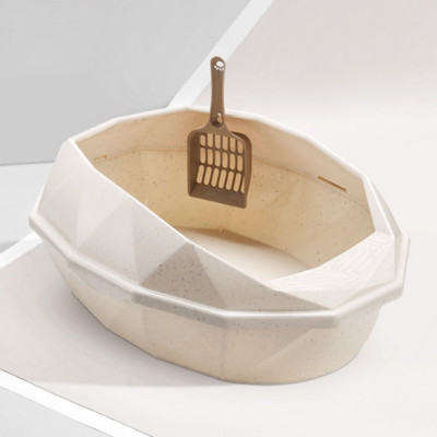 WC Noćna posuda Kutija za mačji pijesak WC pribor Zaštita od prskanja Toalet za pse za kućne ljubimce Štene Plastična ladica za mačke Kit za učenje mačjeg WC-a