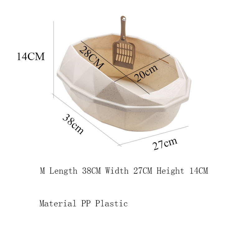 WC Noćna posuda Kutija za mačji pijesak WC pribor Zaštita od prskanja Toalet za pse za kućne ljubimce Štene Plastična ladica za mačke Kit za učenje mačjeg WC-a