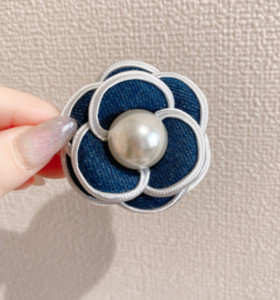 Žene, djevojke, broš, igle, značka, velika metalna mašna, lanac, biserna resa, veleprodajni kaput 5 korejskih ručno rađenih modnih dodataka