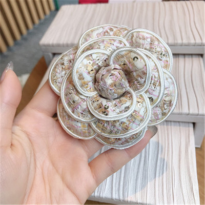 Žene, djevojke, broš, igle, značka, velika metalna mašna, lanac, biserna resa, veleprodajni kaput 5 korejskih ručno rađenih modnih dodataka