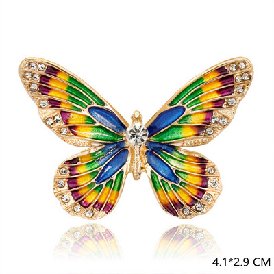 Slatke životinje Emajlirani broševi za žene Leptir Bedževi za revere za odjeću Ptice Nakit Igle za ovratnike Pokloni Dodaci za prijatelje