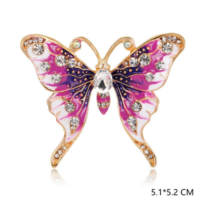 Slatke životinje Emajlirani broševi za žene Leptir Bedževi za revere za odjeću Ptice Nakit Igle za ovratnike Pokloni Dodaci za prijatelje