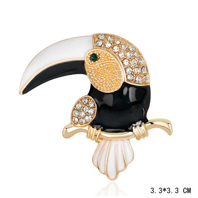 Slatke životinje Emajlirani broševi za žene Leptir Bedževi za revere za odjeću Ptice Nakit Igle za ovratnike Pokloni Dodaci za prijatelje