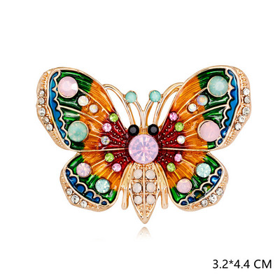 Slatke životinje Emajlirani broševi za žene Leptir Bedževi za revere za odjeću Ptice Nakit Igle za ovratnike Pokloni Dodaci za prijatelje