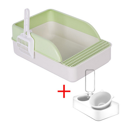 PET Kutija za mačji pijesak WC Poluzatvoreni WC za kućne ljubimce Čisti umivaonik WC protiv prskanja WC Ladica Pješčanik Ladica Toaleti