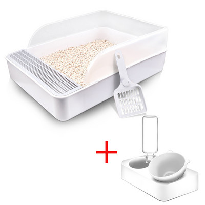 PET Kutija za mačji pijesak WC Poluzatvoreni WC za kućne ljubimce Čisti umivaonik WC protiv prskanja WC Ladica Pješčanik Ladica Toaleti