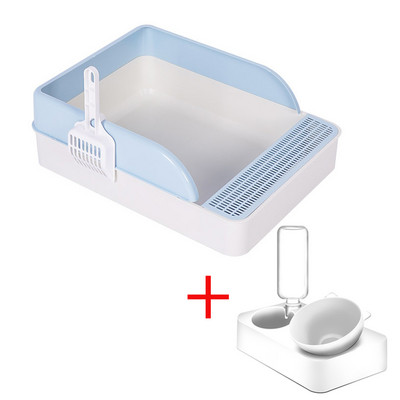 PET Kutija za mačji pijesak WC Poluzatvoreni WC za kućne ljubimce Čisti umivaonik WC protiv prskanja WC Ladica Pješčanik Ladica Toaleti