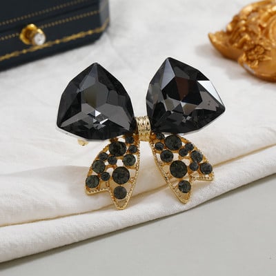 Morkopela kristallist prossid naistele vibusõlme pross reväärinõelad Mood Ehted Riided Aksessuaarid Parim kingitus pidu bankett