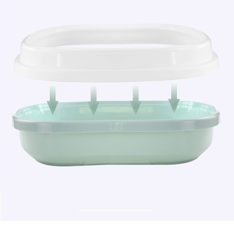 Poluzatvorena kutija za mačji pijesak Otporan na pad Praktični odvojivi dodaci za mačke Dobra ventilacija Kontrola mirisa Proizvodi za kućne ljubimce