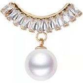 Vrhunski cirkonski biserni broš igle Ženski šal Kopča igla za ovratnik košulje Modni broševi Nakit Pokloni za žene Dodaci