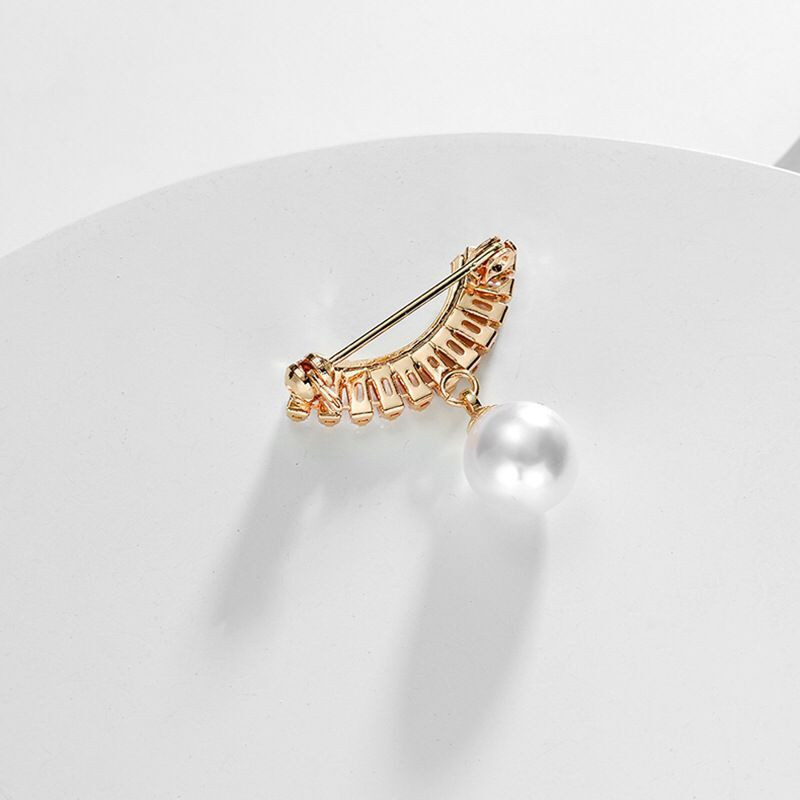 Vrhunski cirkonski biserni broš igle Ženski šal Kopča igla za ovratnik košulje Modni broševi Nakit Pokloni za žene Dodaci