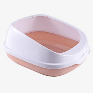 WC za mačke za kućne ljubimce Poluzatvorena visoka ograda odvojiva kutija za pijesak za mačke WC za mačke Pseća ladica Clean Scoop Kućna plastična kutija za pijesak Potrepštine