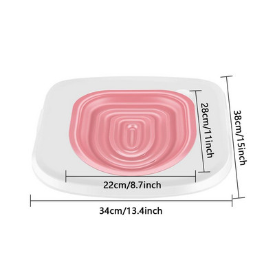 Sjedalica za uvježbavanje mačjeg WC-a Komplet za uvježbavanje mačke na nošu Profesionalni dreser Clean Kitten Zdrave mačke Ljudski WC Podloga za mačke