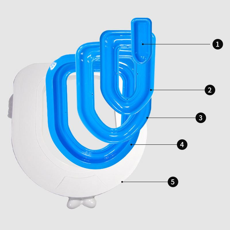 Sjedalica za uvježbavanje mačjeg WC-a Komplet za uvježbavanje mačke na nošu Profesionalni dreser Clean Kitten Zdrave mačke Ljudski WC Podloga za mačke