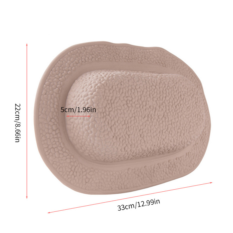 Vannas spilvens sūklis relaksējošs spa vannas spilvens sūkšanas dušas galvas balsts kakla spilvens balts