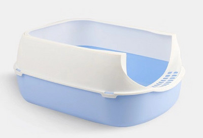 Noćna posuda za kućne ljubimce WC Protiv prskanja Kutija za mačji pijesak Ladica za mačke Mačke sa žlicom Clean Kitty House Plastična KUTIJA Potrepštine za mačke