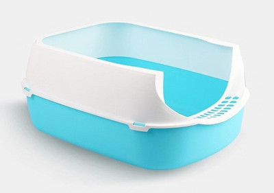 Noćna posuda za kućne ljubimce WC Protiv prskanja Kutija za mačji pijesak Ladica za mačke Mačke sa žlicom Clean Kitty House Plastična KUTIJA Potrepštine za mačke